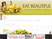 Tablet Screenshot of eatbeautiful.net